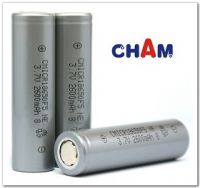 18650 Cylindrical Lithium/Li-ion Batteries 3.7V 2600mAh