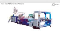 Perforating film machine