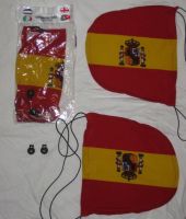 SPAIN - Carsox, car mirror cover, mirror flags, mirror sock, promoti