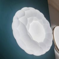 Spain Led Ceiling Light New Design White Pvc Modern Surface Mounted Slim Decorative Home Office Ac85-265v Plastic 20 80 Abs