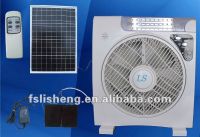 environmental solar power rechargeable Fan