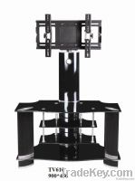 glass LCD LED plasma TV stand with integrated mount for 35-60
