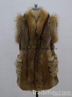 RABBIT+RACCOON  FUR VEST