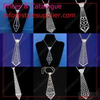 Rhinestone Necktie