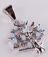 Silver Opal The Tree Of Life Pendant