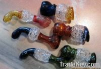 Diamond Cut Glass Smoking Bubbler