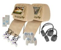 7&#039;&#039; Car headrest monitor with built-in dvd player