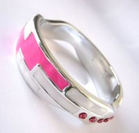 Alloy Rhinestones Bangles