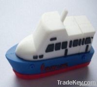 ship shape PVC USB Flash Drive
