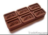 Chocolate USB Flash drive, PVC customised shape USB Flash Drive