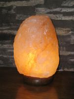 Natural shape rock salt crystal lamp From India