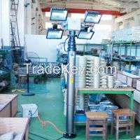 remote control pan tilt lighting tower system