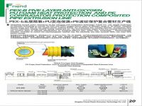 PEX-B , PU , PE corrugator protection composited pipe extrusion line