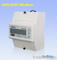 single phase din rail energy meter with RS485 From China