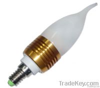 3w E14 led bulbs/e14 led candlelight, 85-265v, Warmwhite, 300-330lm,