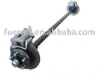 hydrulic discbrake axle