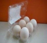 clear plastic egg tray