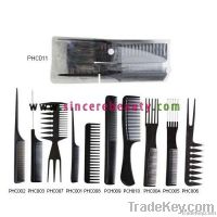 Plastic hair comb, heat resistance plastic comb