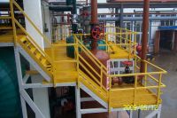 FRP platform and handrails