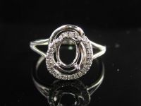 Oval Stone Engagement Ring