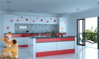 Red Dancing Cabinet