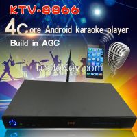 4 Core Android 4.4 HD Vietnamese karaoke player HDMI 1080P with AGC