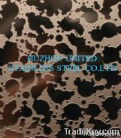 Mirror etched gold
