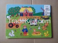 Wooden Puzzles,Jigsaw toys, EN71 tested From China
