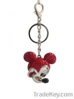 Metal Mickey Keychain