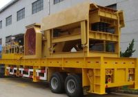 Mobile jaw crusher