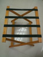 Wooden luggage rack