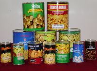 Canned mushroom