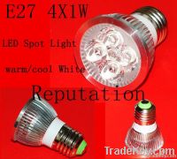 E27 4x1W LED Spot Light Ceiling Down Light warm/cool White