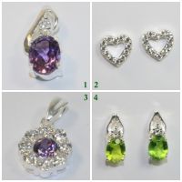 Silver Jewelry With Cubic Zirconia (CZ