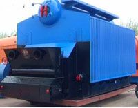 Biomass fuel fired water tube steam boiler