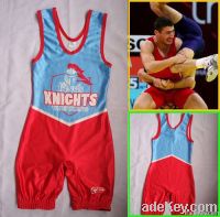 Wrestling Singlet Matman clothes with Knight Pattern