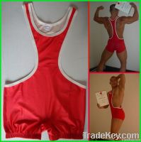 Gym Wrestling Singlet Body building Matman clothes WWE