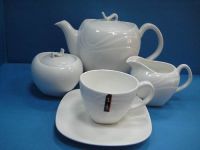 15pcs white tea&amp;coffee set