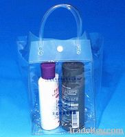 Clear plasctic pvc cosmetic packaing bag