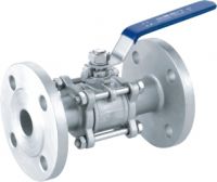 3pc flanged ball valve From China