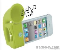 high quality silicone gram horn amplifer for iphone4