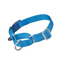 Reflective Martingale Collar for Dogs with Quick Snap Buckle Anti-Pull Nylon Safe Slip Collars for Easy Walking Pink Medium