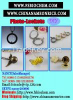 Glass Locket, Jewelry Shadow Box Pendants,