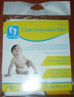 12 pk Disposable Bibs