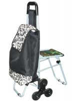 shopping trolley with chair