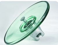 toughened glass suspension insulator of standard type