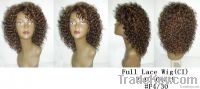 2011 Curly Synthetic / High Heat Fiber Lace Front Wig (Medium Style)