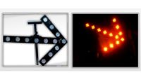 Solar Temporary Arrow / Solar Flashing Light