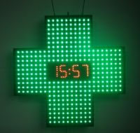 LED Cross Signboard for Single Colour