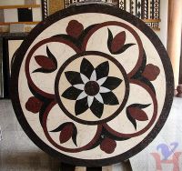 marble medallion, water jet medallion